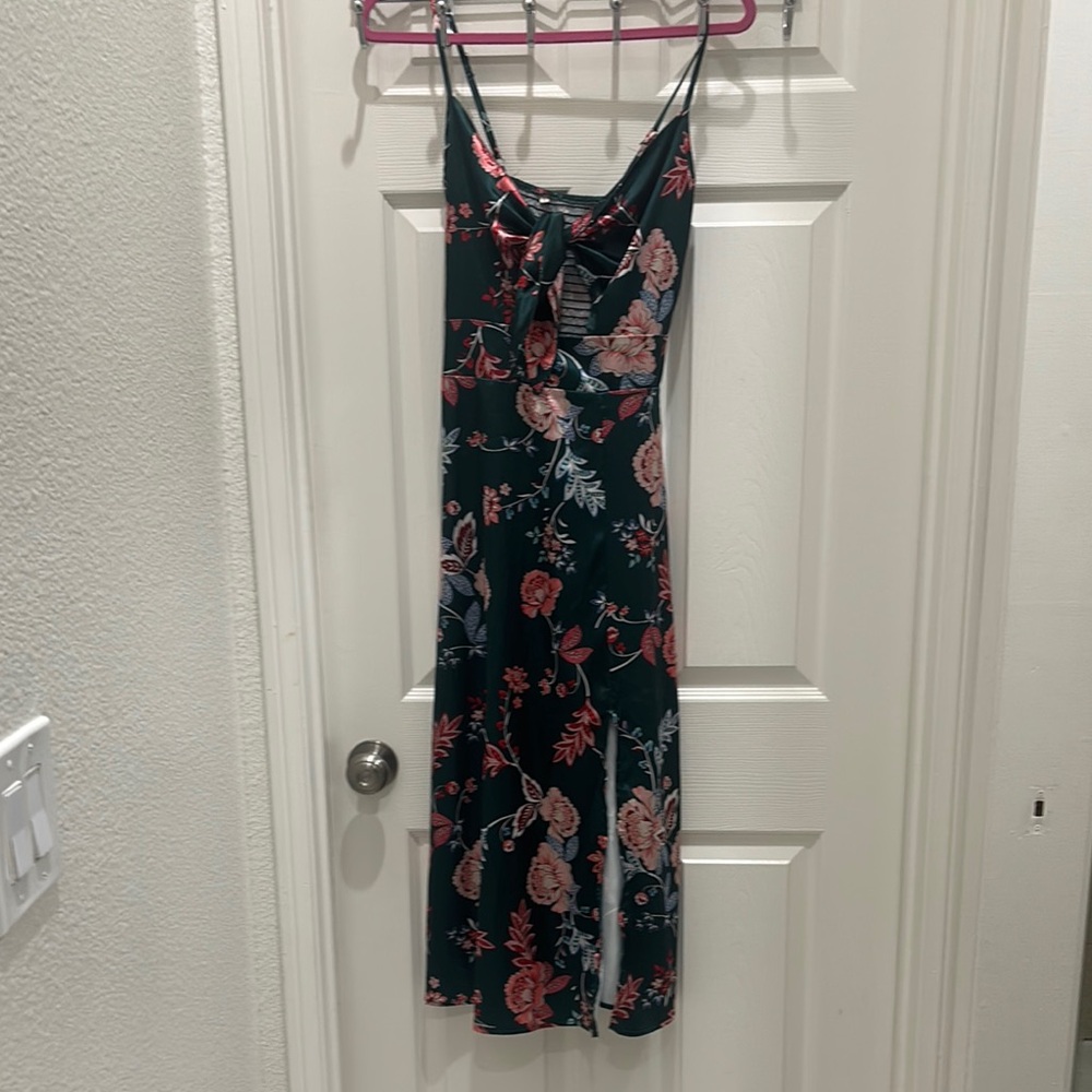 Floral Spaghetti Strap Dress